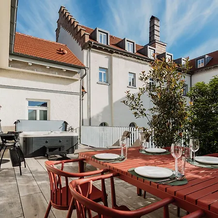 Schloss Am Bodensee I Private Sauna & Whirlpool 아파트 슈톡카흐